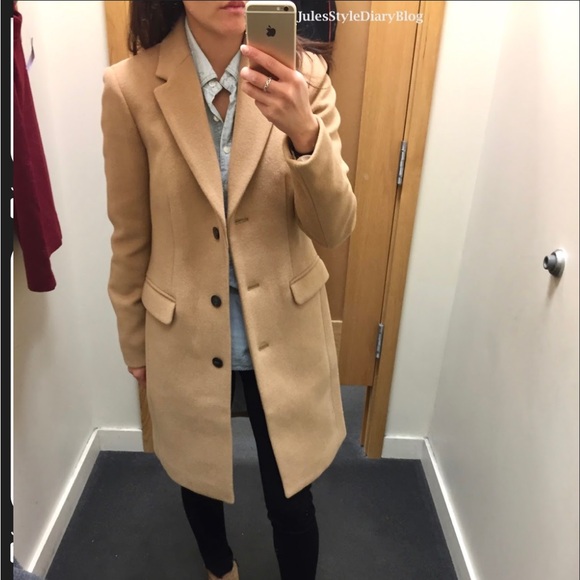 J. Crew Parke Italian Wool Topcoat in Brunswick Blue Size 6 - Picture 8 of 8